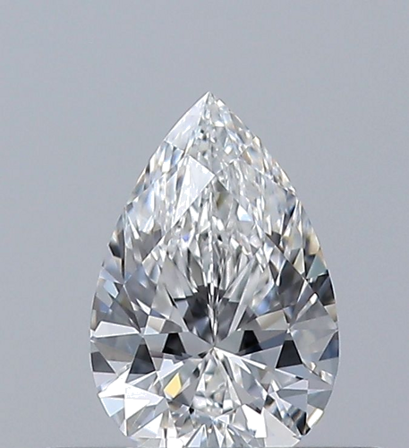 0.3 carat E-VVS1 Natūralus Pear Deimantas (1)
