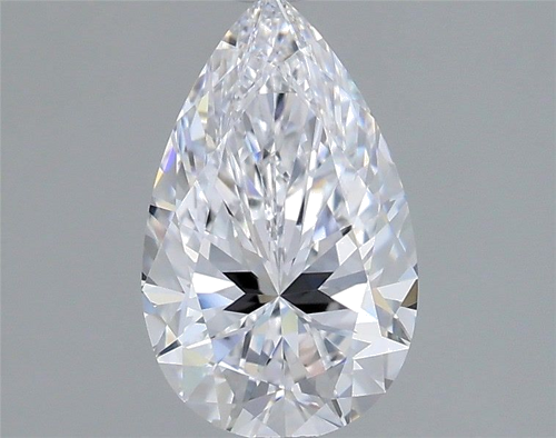 1.3 carat D-IF Natūralus Pear Deimantas (1)