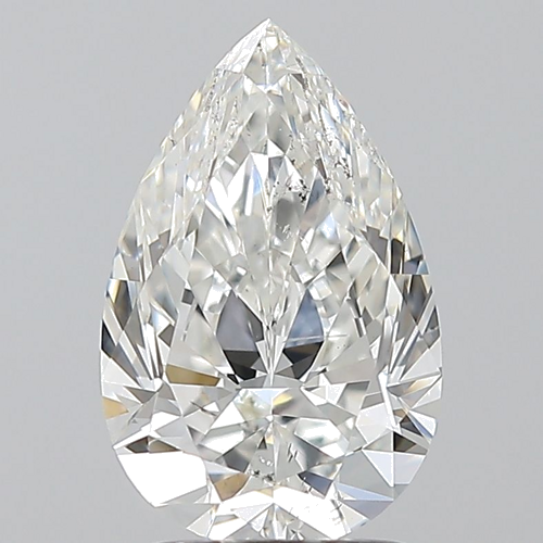 2.01 carat G-SI2 Natūralus Pear Deimantas (1)