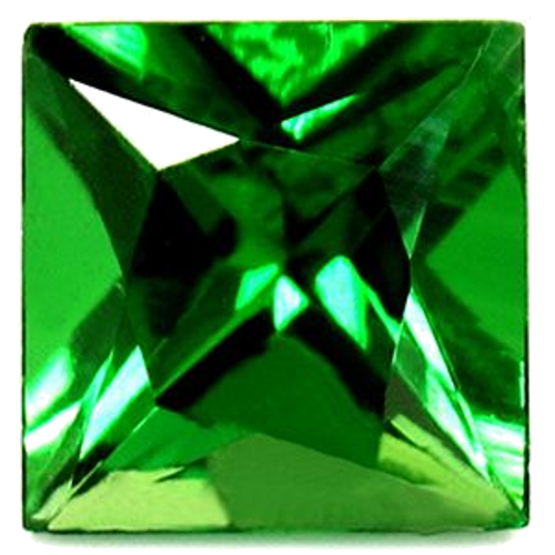 0.6 carat GREEN Square Garnet (1)