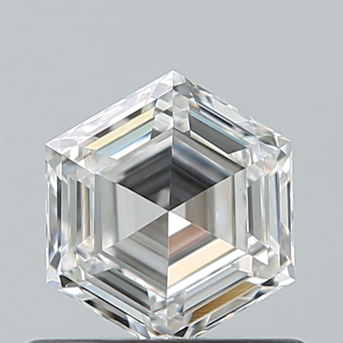 0.54 carat E-VS2 Natūralus Hexagonal Deimantas (1)