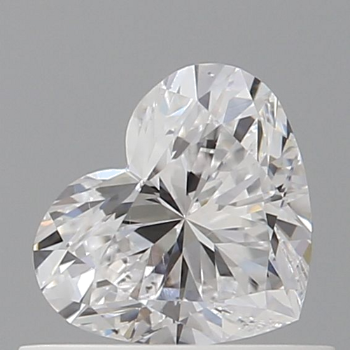 0.53 carat D-VS2 Natūralus Heart Deimantas (1)