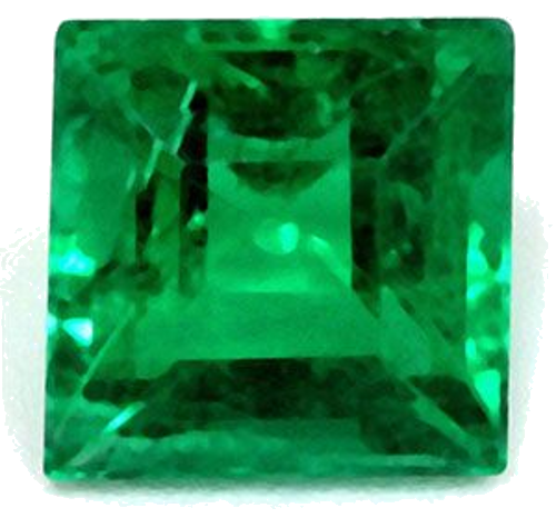 0.49 carat GREEN Square Smaragdas (1)