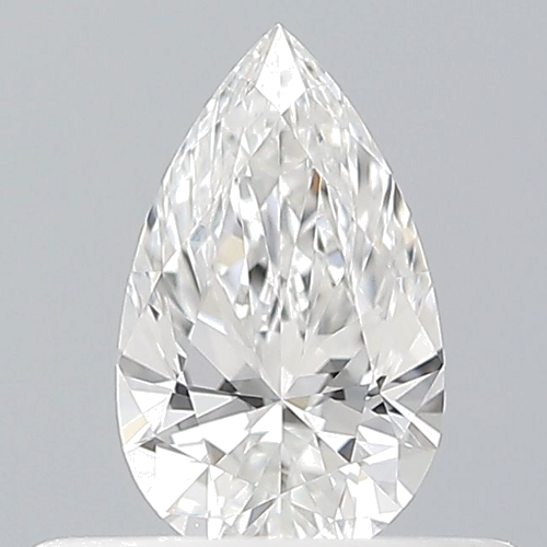 0.3 carat E-VS2 Natūralus Pear Deimantas (1)