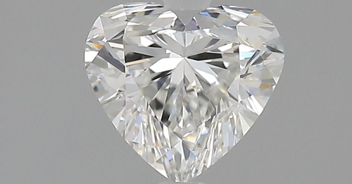 1.01 carat G-VVS2 Natūralus Heart Deimantas (1)