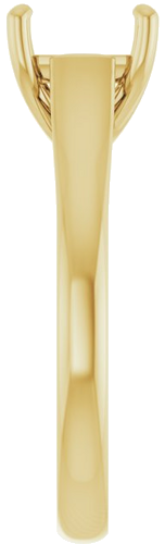 Sužadėtuvių Žiedas „Solitaire“ 585 Geltonojo Aukso Asscher 7mm (4)