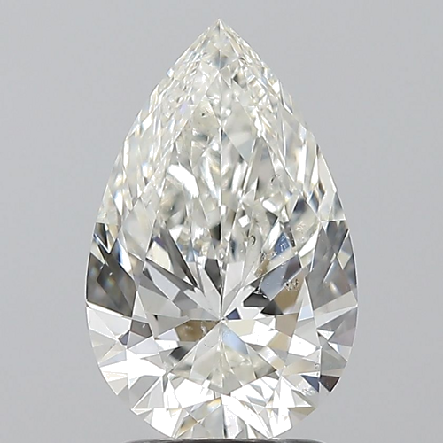 2.01 carat I-SI2 Natūralus Pear Deimantas (1)