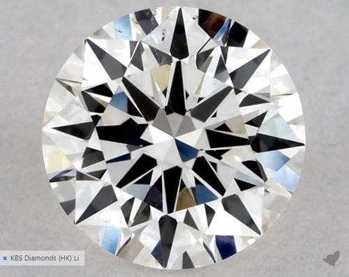 0.55 carat G-VS2 Excellent cut Natūralus Round Deimantas (1)
