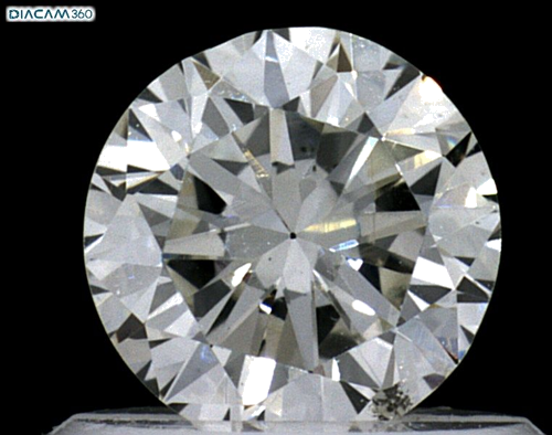 0.6 carat I-SI1 GD cut Natūralus Round Deimantas (1)