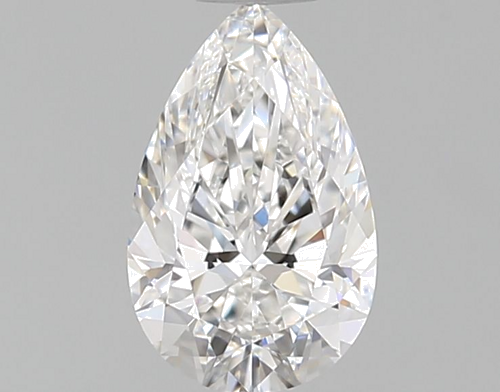 0.6 carat F-VVS1 Natūralus Pear Deimantas (1)