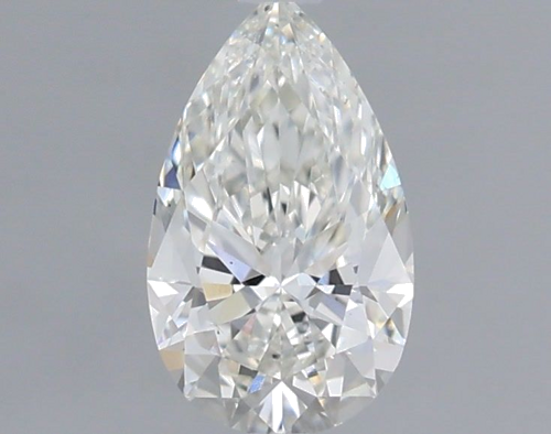 0.5 carat H-VS2 Natūralus Pear Deimantas (1)