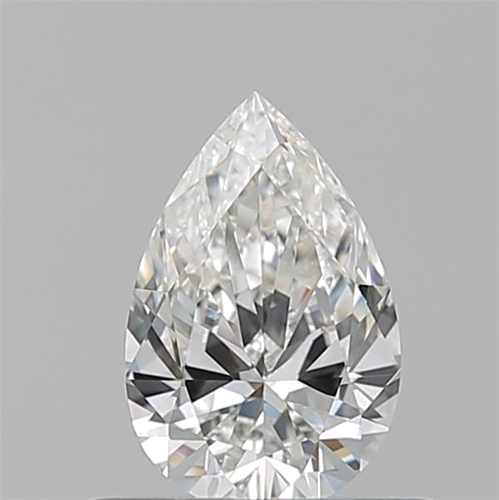 0.51 carat H-VVS1 Natūralus Pear Deimantas (1)