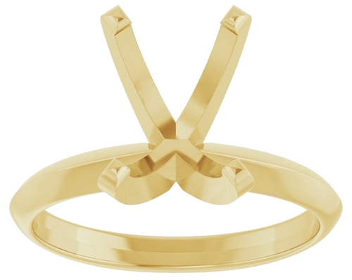 Sužadėtuvių Žiedas „Lightweight Solitaire“ 14k yellow gold Elongated Cushion 10mm x 8mm (3)