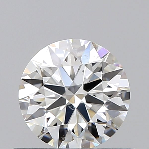 0.58 carat F-SI1 Excellent cut Natūralus Round Deimantas (1)