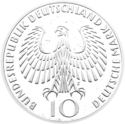 1972 Munich Olympic Games Germany 10 Mark Silver Coin (2)