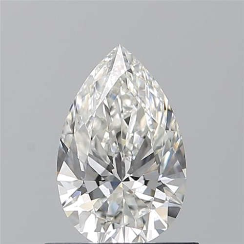 0.7 carat H-VVS2 Natūralus Pear Deimantas (1)