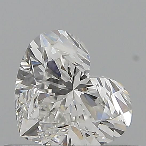 0.5 carat F-VS1 Natūralus Heart Deimantas (1)
