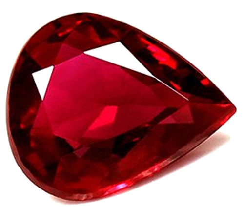 0.59 carat RED Pear Rubinas (1)