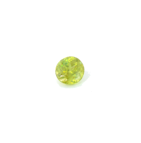 0.63 carat YELLOW Round Sphene (1)