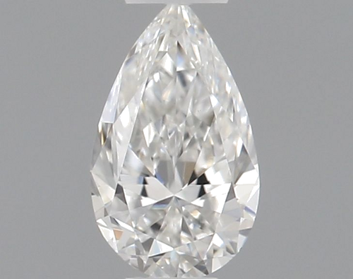 0.23 carat F-VVS2 Natūralus Pear Deimantas (1)