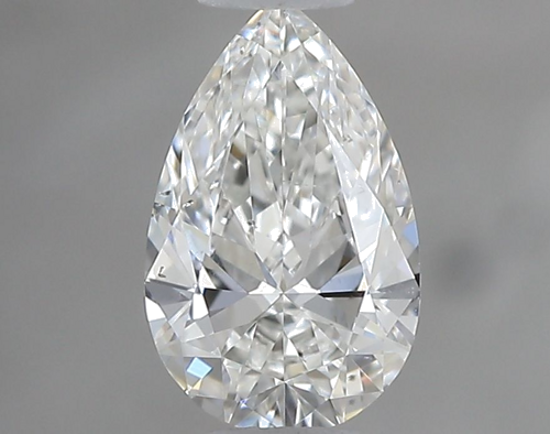 0.3 carat F-SI1 Natūralus Pear Deimantas (1)