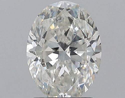 2.01 carat G-SI2 Natūralus Oval Deimantas (1)