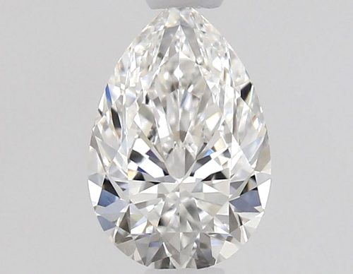 0.53 carat E-VVS2 Natūralus Pear Deimantas (1)