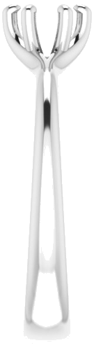 Sužadėtuvių Žiedas „Solitaire“ 585 Baltojo Aukso Round 4.8mm (4)