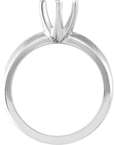 Platinum 8.2 mm Round Tall 6-Prong Solstice Solitaire® Ring Mounting (2)