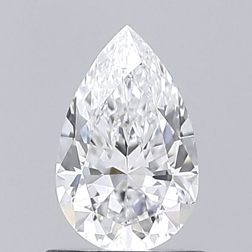 0.7 carat D-VS2 Natūralus Pear Deimantas (1)
