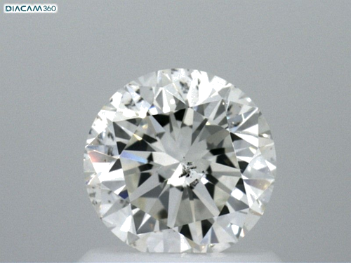 1.0 carat I-SI2 GD cut Natūralus Round Deimantas (1)
