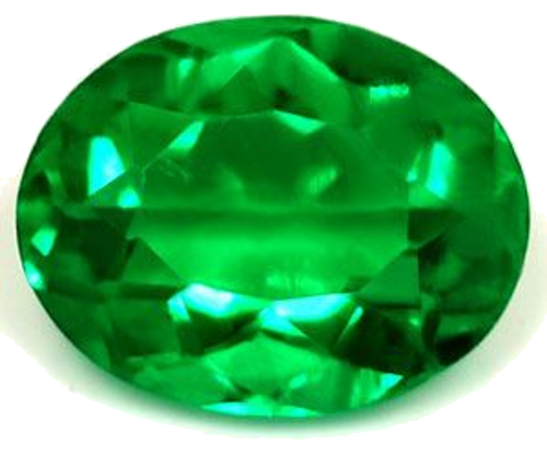 0.37 carat GREEN Oval Smaragdas (1)