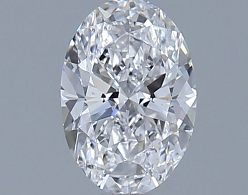 0.5 carat D-SI1 Natūralus Oval Deimantas (1)