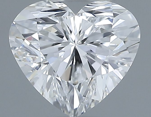 0.6 carat F-VS2 Natūralus Heart Deimantas (1)