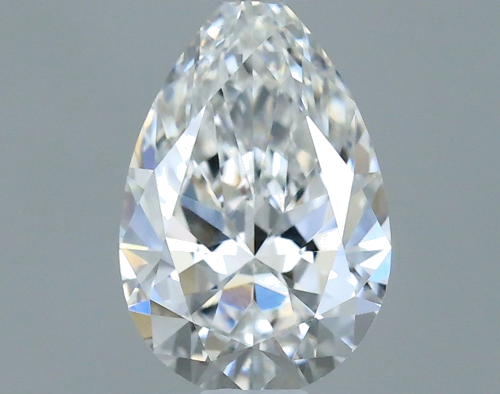 0.3 carat E-VS1 Natūralus Pear Deimantas (1)