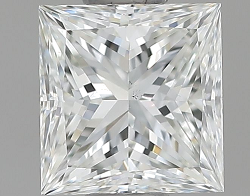 0.6 carat I-VS2 Natūralus Princess Deimantas (1)