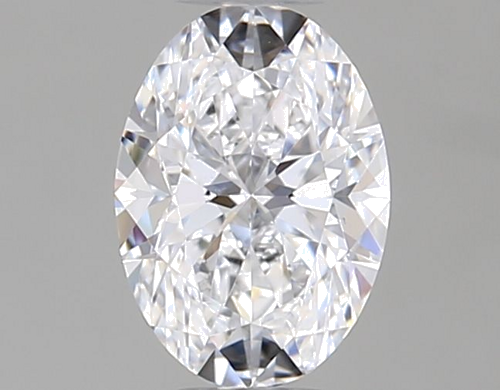 0.5 carat D-VS2 Natūralus Oval Deimantas (1)