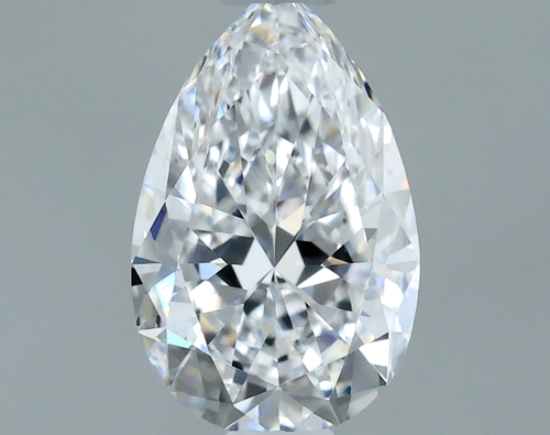 0.53 carat D-VVS1 Natūralus Pear Deimantas (1)