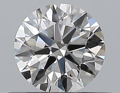 0.46 carat F-VVS1 Excellent cut Natūralus Round Deimantas (1)