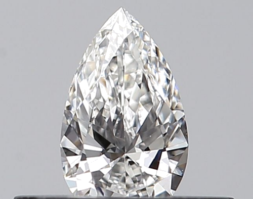 0.23 carat F-VVS1 Natūralus Pear Deimantas (1)