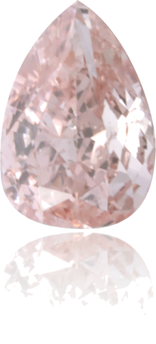 0.21 carat Fancy Orangey Pink-SI2 Natūralus Pear Deimantas (1)