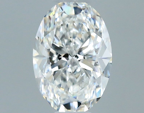 0.4 carat F-VVS2 Natūralus Oval Deimantas (1)