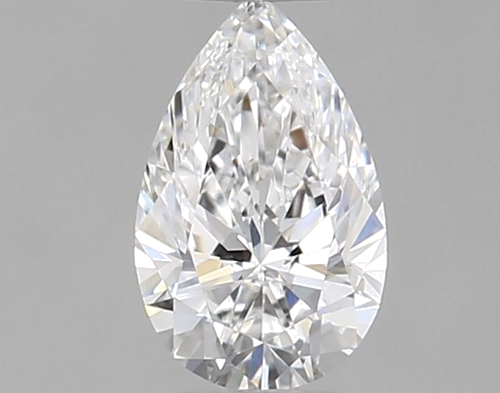 0.32 carat E-VVS1 Natūralus Pear Deimantas (1)