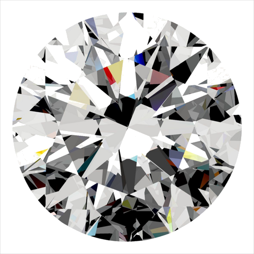 0.32 carat G-VVS1 Excellent cut Natūralus Round Deimantas (1)