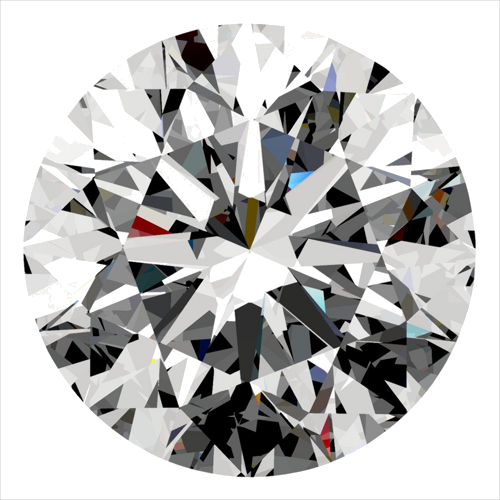 0.5 carat E-SI1 Very Good cut Natūralus Round Deimantas (1)
