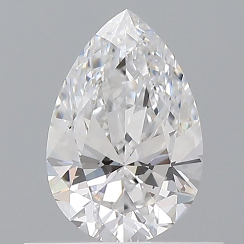0.5 carat D-VS2 Natūralus Pear Deimantas (1)