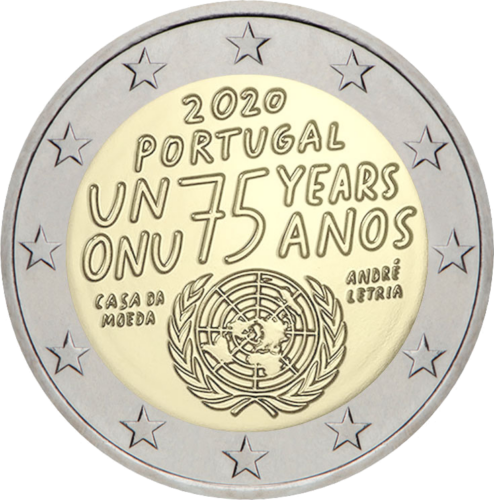 2020 Portugal United Nations 2 euro coin (1)