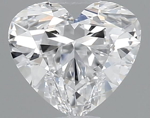 0.33 carat D-VVS2 Natūralus Heart Deimantas (1)