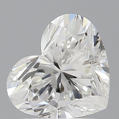 0.58 carat G-VVS1 Natūralus Heart Deimantas (1)