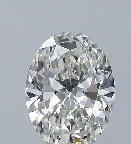 0.5 carat H-VVS2 Natūralus Oval Deimantas (1)